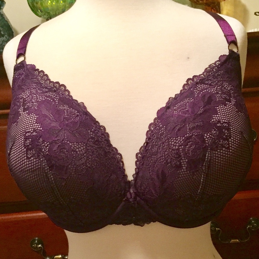 🆕Torrid 48DD Lace Push Up Plunge Bra